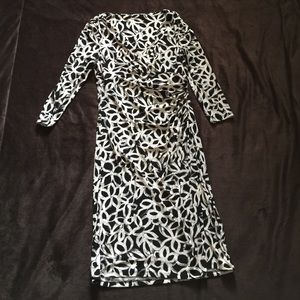 Black and white dress