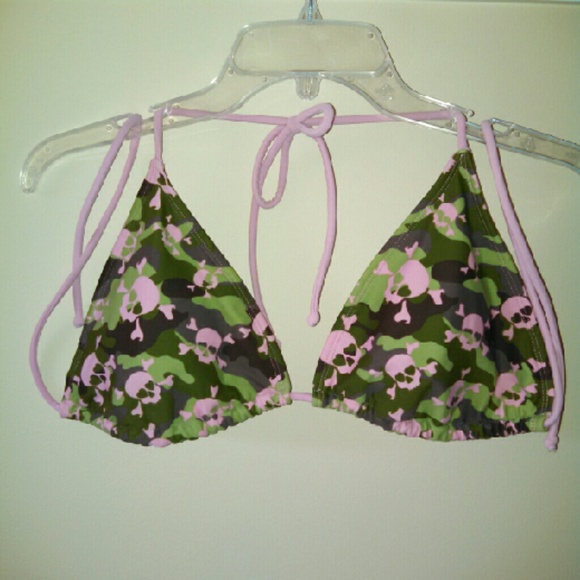 No Boundaries Other - *SOLD* No Boundaries Camouflage String Bikini Top