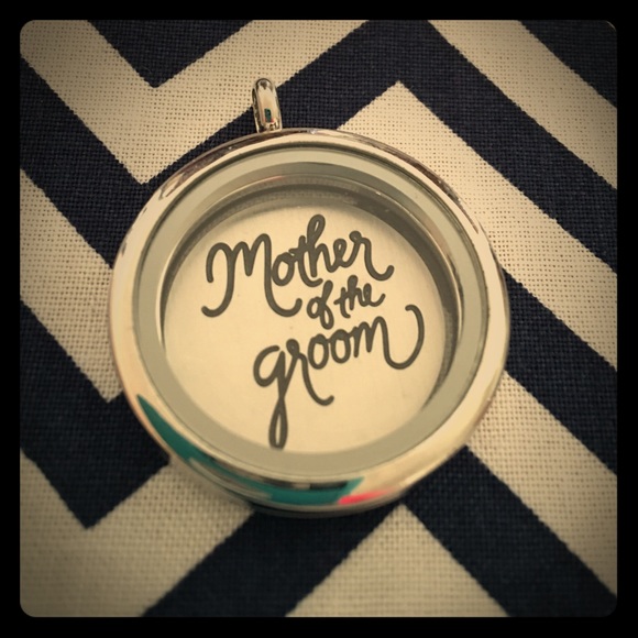 Mother of the Groom Locket Plate large 30mm