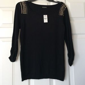Express 3 Quarter Length Sleeve Sweater