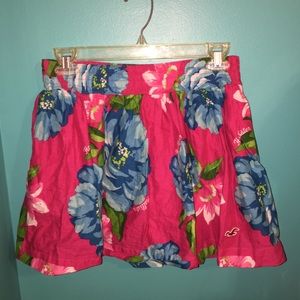 Hollister floral skirt