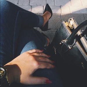 Dolce Vita Kalila Black Jute Heels