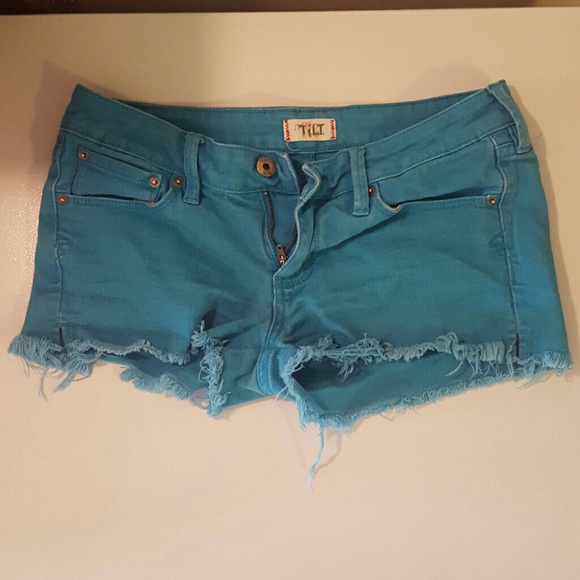 PacSun Tilt Turquoise Shorts