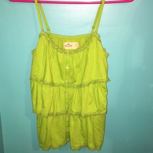 Hollister ruffle top