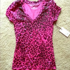 Juicy Couture cheetah print top