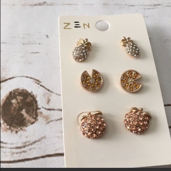 Fruit inspired studs - Picture 2 of 2