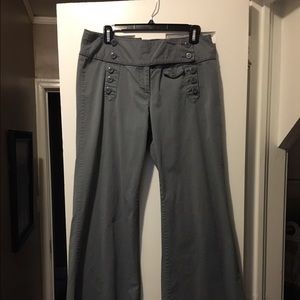 Wide-leg Anthropologie sailor pants