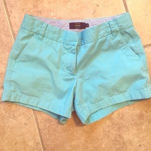 3 inch J Crew Chino shorts