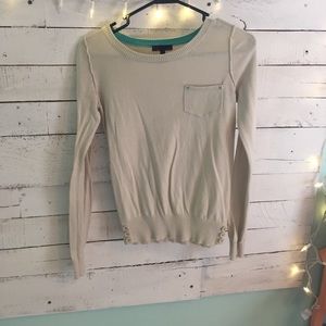 Cream sweater