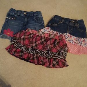 Girls 3t skirts