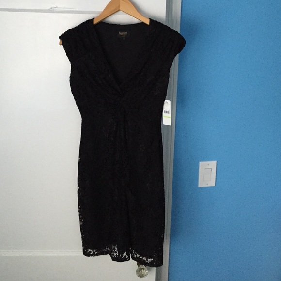 Black lace coctail dress