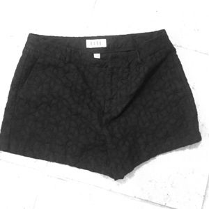 Elle Apparel dress lined embroidered shorts.