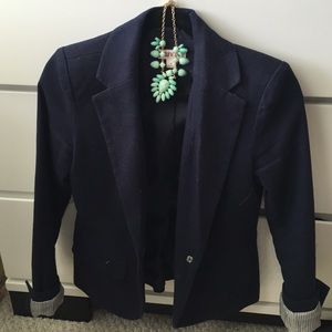 Navy blue blazer
