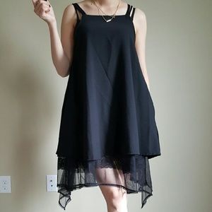 BLACK COCKTAIL DRESS