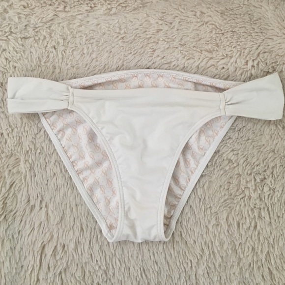 Victoria Secret White Bikini Bottoms