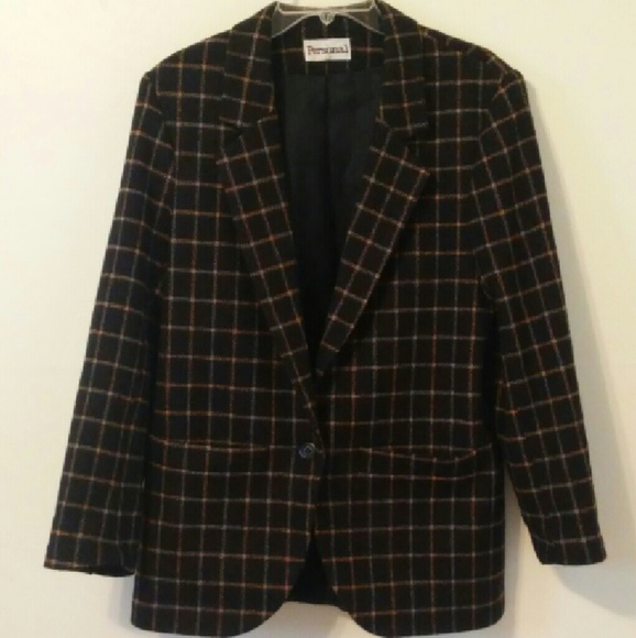 1990s gridded trench coat