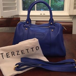 Cobalt Blue Terzetto Loreto Satchel