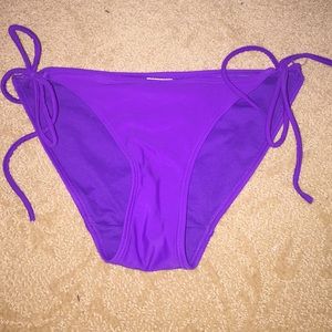 Purple bathing suit bottoms