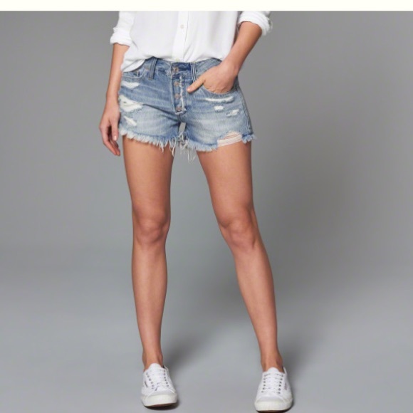 Abercrombie high rise shorts