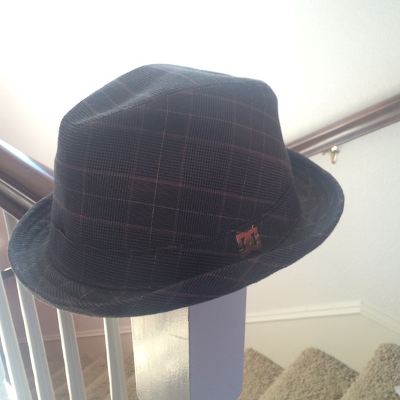 Brown fedora hat