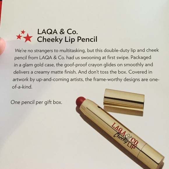 🆕🆕🆕 2 LAQA & CO Cheeky Lip Pencils