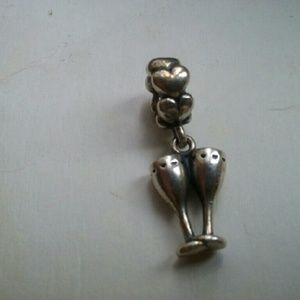 Pandora Champagne Glasses Charm