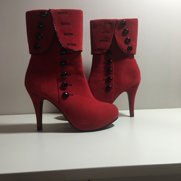 Red Heeled Booties