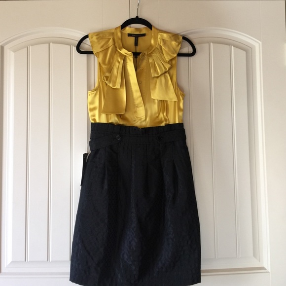 Yellow bcbg max azria dress Yellow bcbg max azria dress