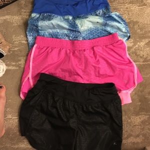 3 pairs bundle gym shorts workout