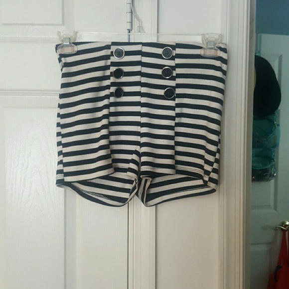 High waisted pants sailor pants