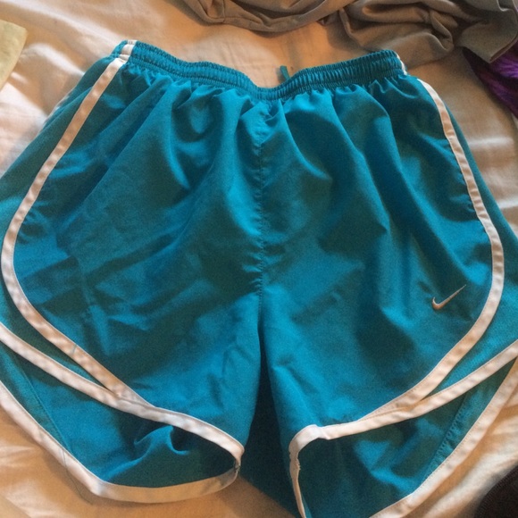 blue nike running shorts