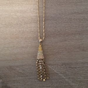 Eddie Borgo gold pave tassel-small