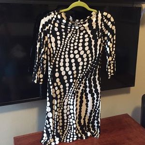 *SALE* Black and white dot Trina Turk dress