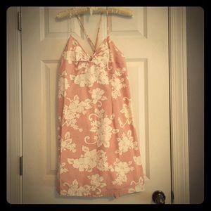 Pink and White Surfer Beach Dress