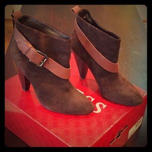 Guess Suede Carolyn Booties