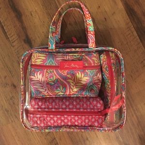 Vera Bradley Four Piece Cosmetic
