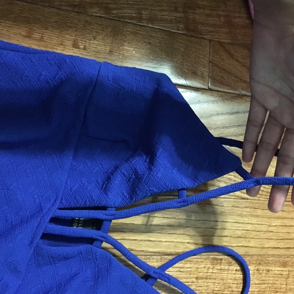 Urban outfitters royal blue crop top - Picture 4 of 4