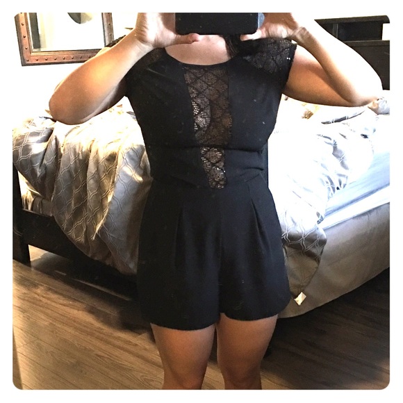Black BEBE romper