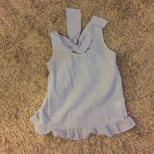 Seersucker tank top
