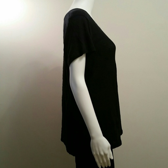 NWT Style&Co Black or Tan Lace Back Top - Picture 2 of 6