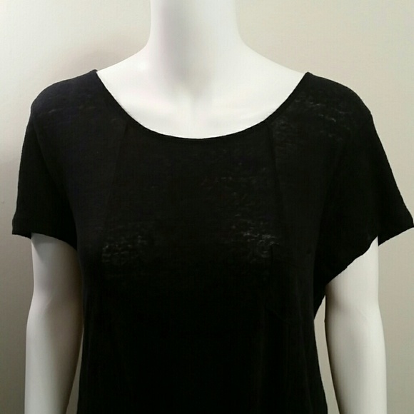NWT Style&Co Black or Tan Lace Back Top - Picture 4 of 6