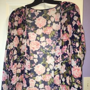 Floral kimono