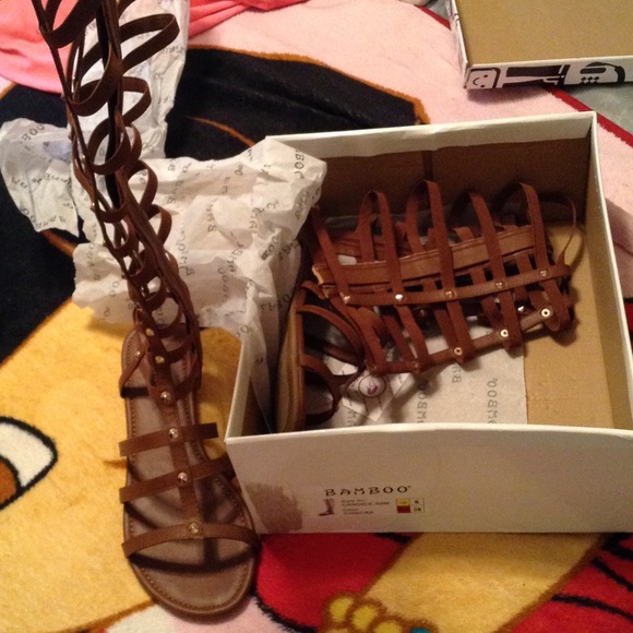 Brown Gladiator sandals