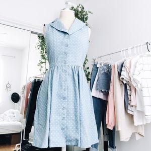Lucca couture polka dot dress