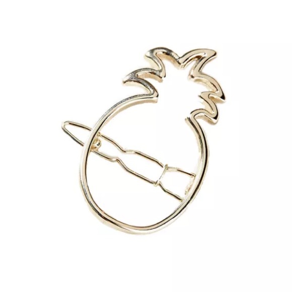 Gold Pineapple Hair Pin - Picture 3 of 3