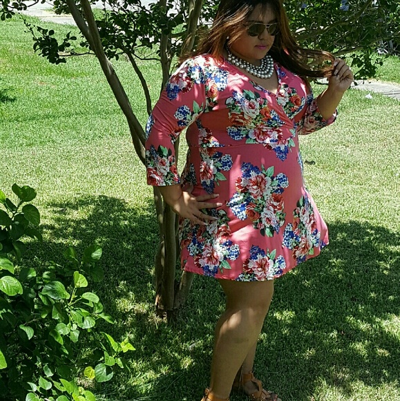 Plus Size floral dress