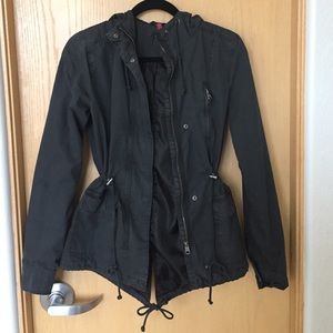 Slate grey utility jacket
