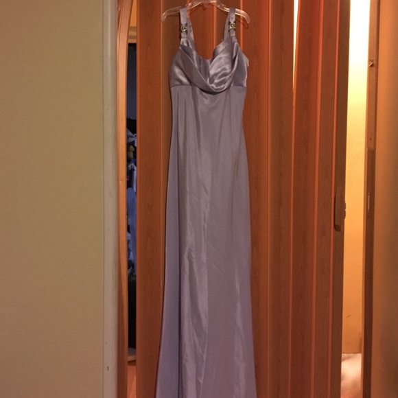 Purple bridesmaids dress