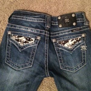 MISS ME boot cut jeans