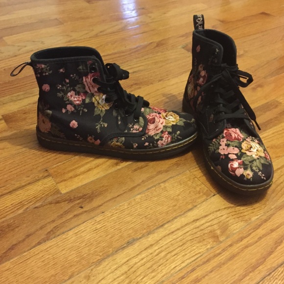Floral Dr. Martens